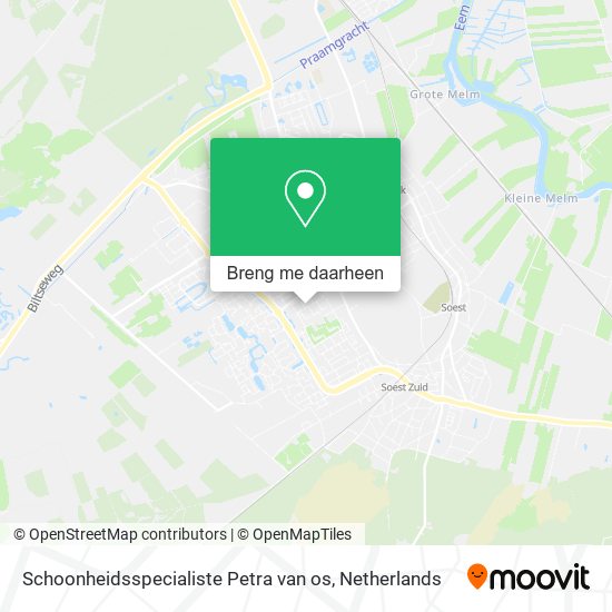 Schoonheidsspecialiste Petra van os kaart