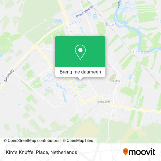 Kim's Knuffel Place kaart