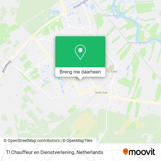 Tl Chauffeur en Dienstverlening kaart