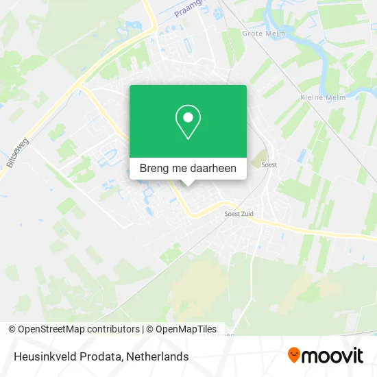 Heusinkveld Prodata kaart