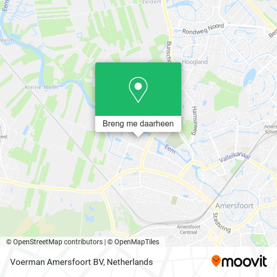 Voerman Amersfoort BV kaart