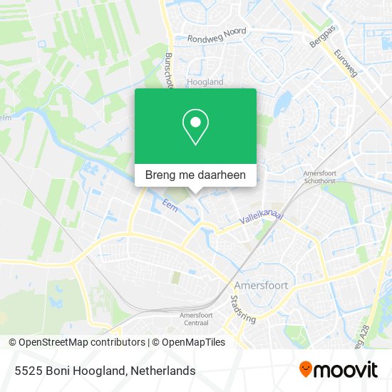 5525 Boni Hoogland kaart