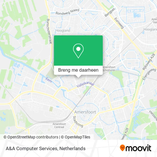 A&A Computer Services kaart