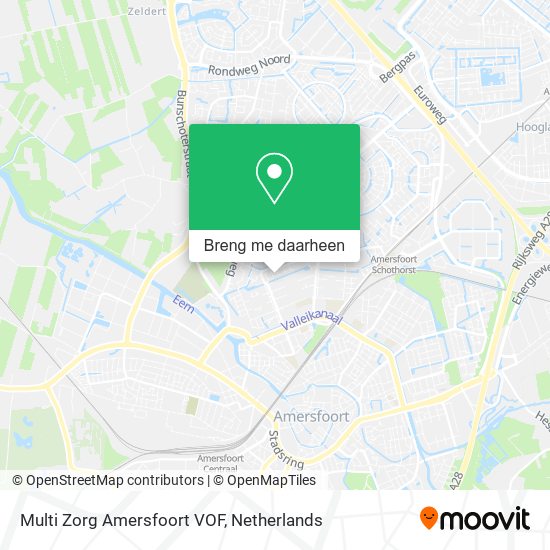 Multi Zorg Amersfoort VOF kaart