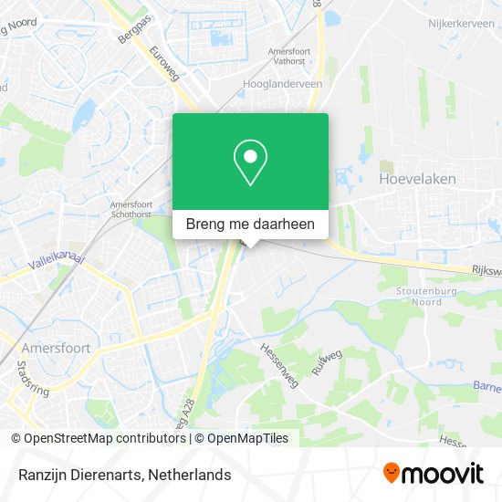 Ranzijn Dierenarts kaart