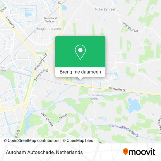 Autoham Autoschade kaart
