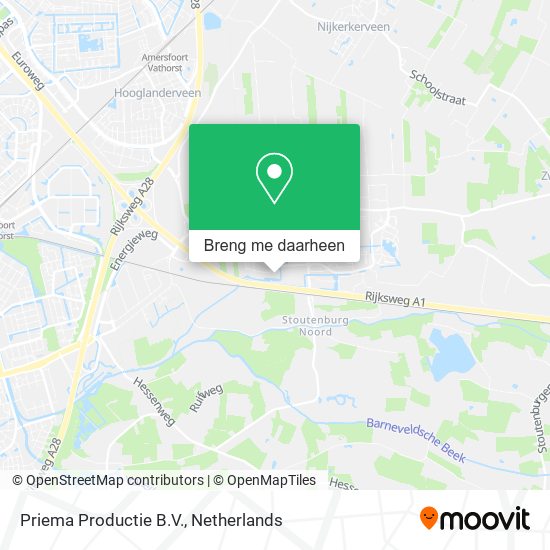 Priema Productie B.V. kaart