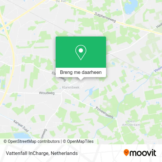 Vattenfall InCharge kaart