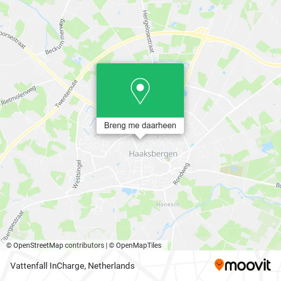 Vattenfall InCharge kaart