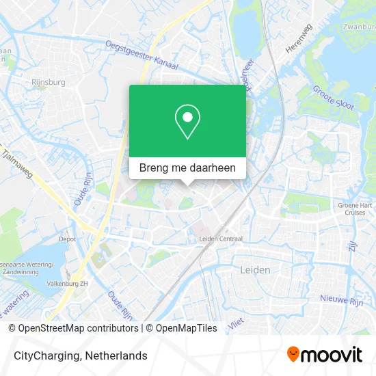 CityCharging kaart