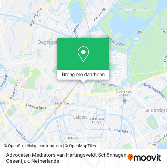 Advocaten Mediators van Hartingsveldt Schönhagen Ossentjuk kaart