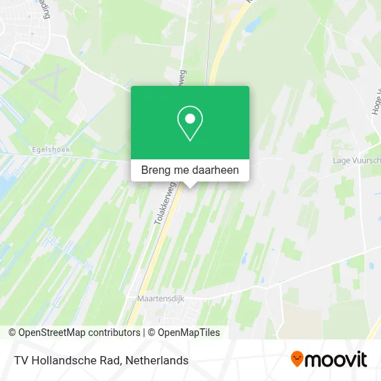 TV Hollandsche Rad kaart