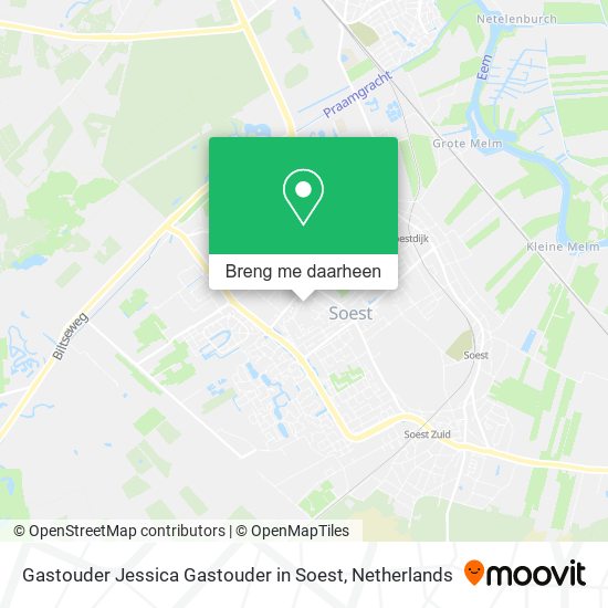 Gastouder Jessica Gastouder in Soest kaart