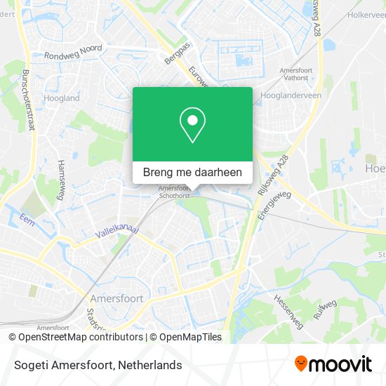 Sogeti Amersfoort kaart