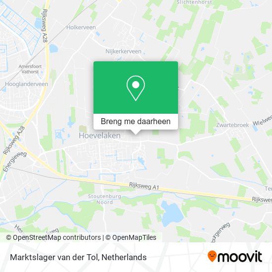 Marktslager van der Tol kaart