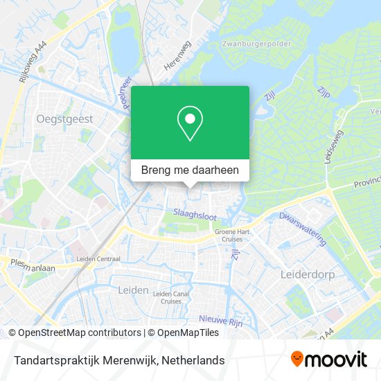 Tandartspraktijk Merenwijk kaart