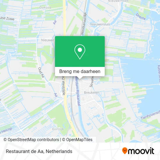 Restaurant de Aa kaart