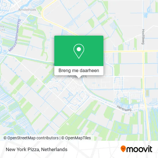 New York Pizza kaart