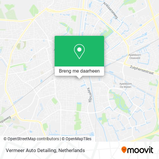 Vermeer Auto Detailing kaart