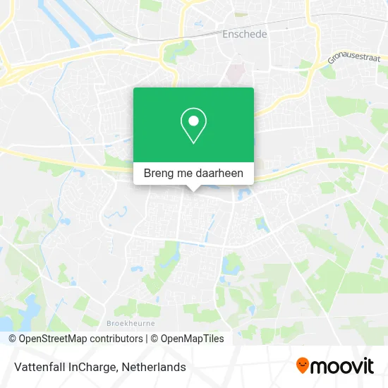 Vattenfall InCharge kaart