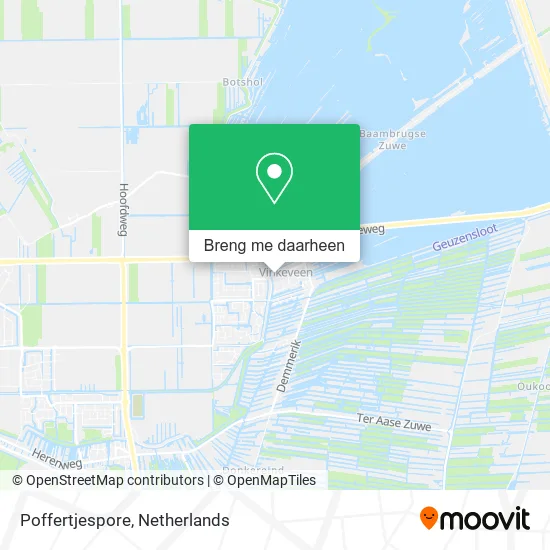 Poffertjespore kaart