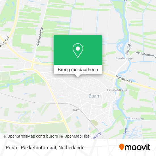 Postnl Pakketautomaat kaart