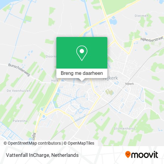 Vattenfall InCharge kaart