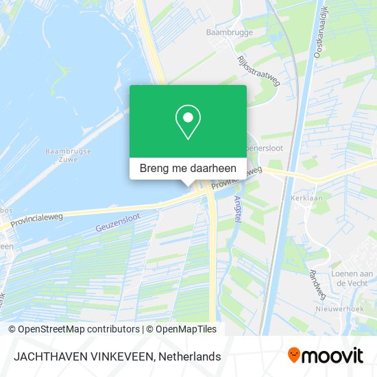 JACHTHAVEN VINKEVEEN kaart