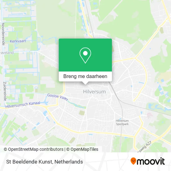 St Beeldende Kunst kaart