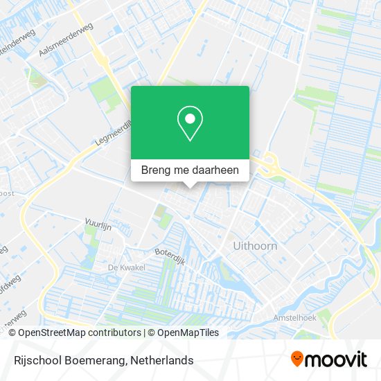 Rijschool Boemerang kaart