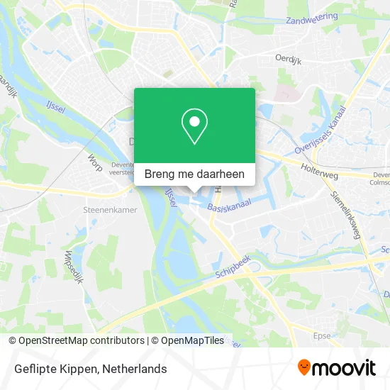 Geflipte Kippen kaart