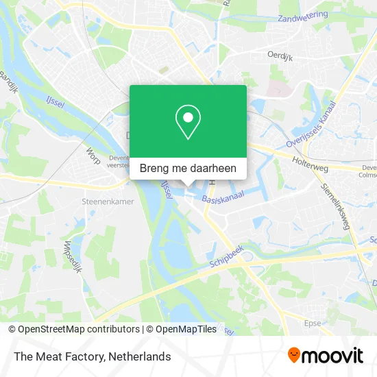 The Meat Factory kaart