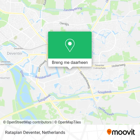 Rataplan Deventer kaart