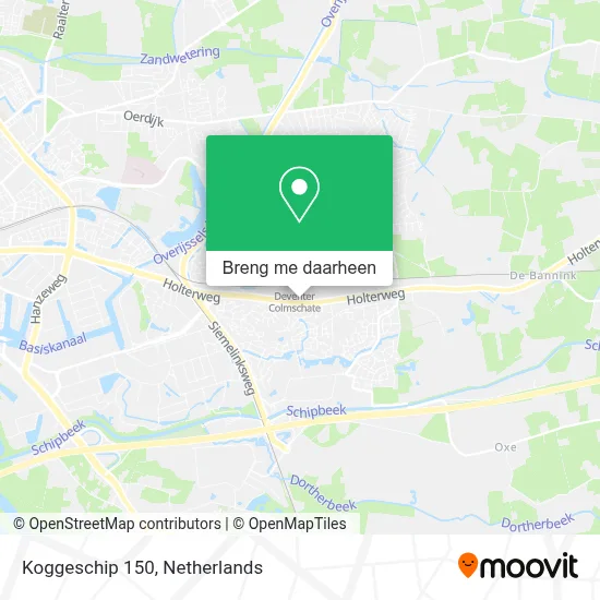 Koggeschip 150 kaart