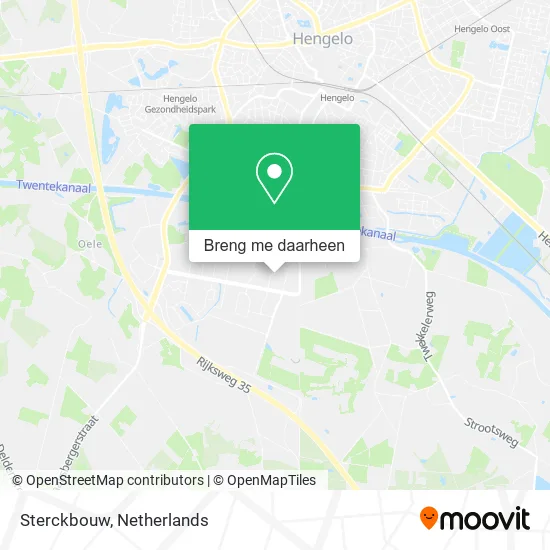 Sterckbouw kaart
