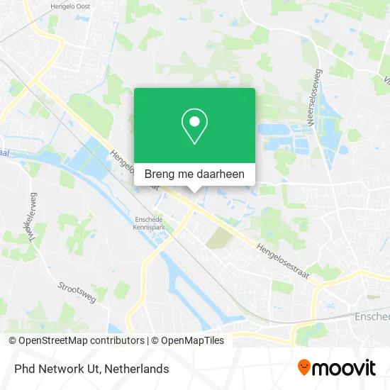 Phd Network Ut kaart