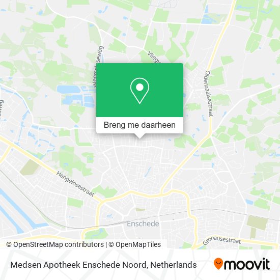 Medsen Apotheek Enschede Noord kaart