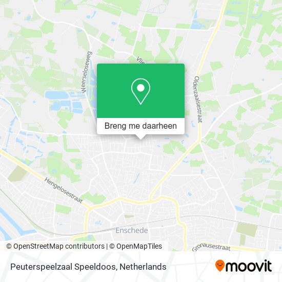 Peuterspeelzaal Speeldoos kaart