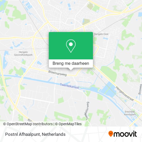 Postnl Afhaalpunt kaart