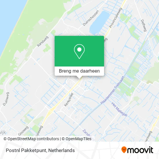 Postnl Pakketpunt kaart