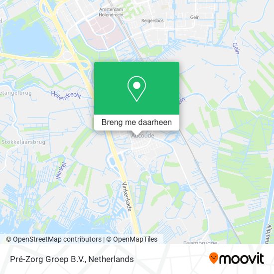 Pré-Zorg Groep B.V. kaart