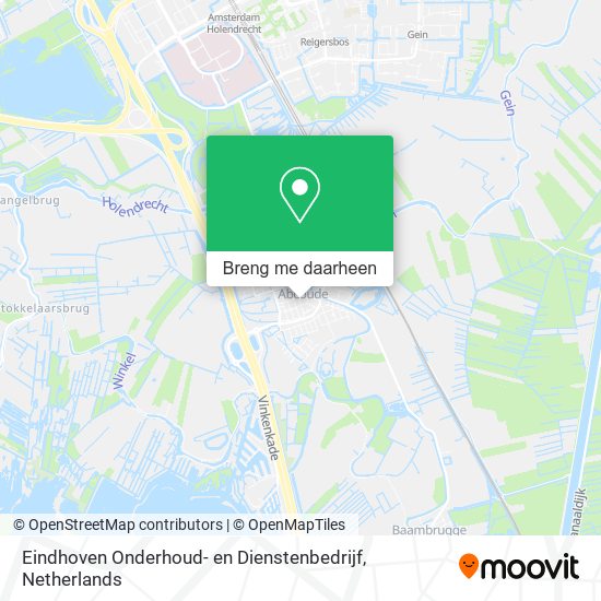 Eindhoven Onderhoud- en Dienstenbedrijf kaart