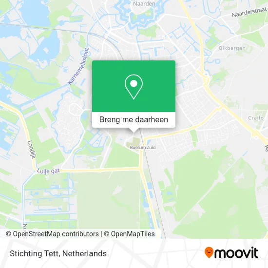Stichting Tett kaart