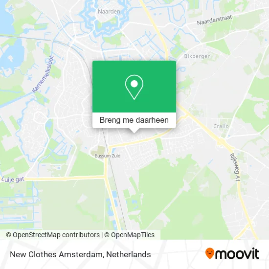 New Clothes Amsterdam kaart