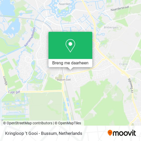 Kringloop 't Gooi - Bussum kaart