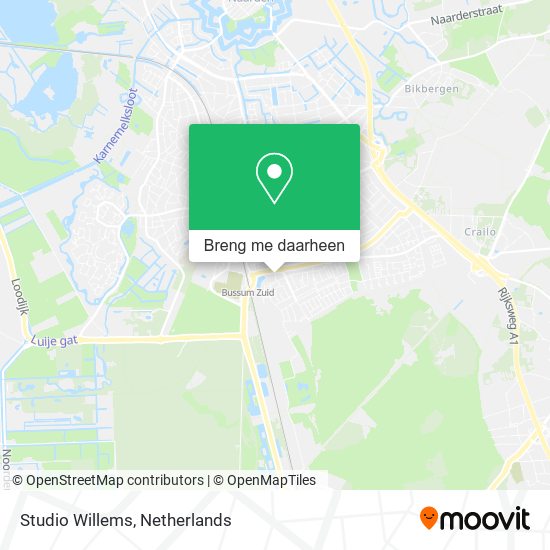 Studio Willems kaart