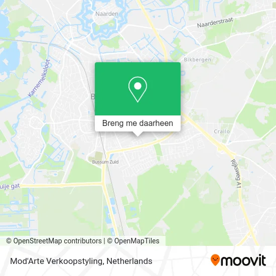 Mod'Arte Verkoopstyling kaart