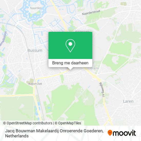 Jacq Bouwman Makelaardij Onroerende Goederen kaart