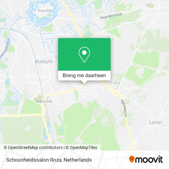 Schoonheidssalon Roza kaart