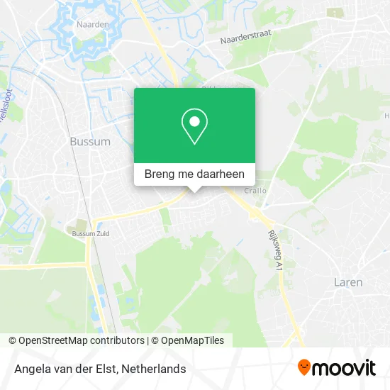 Angela van der Elst kaart